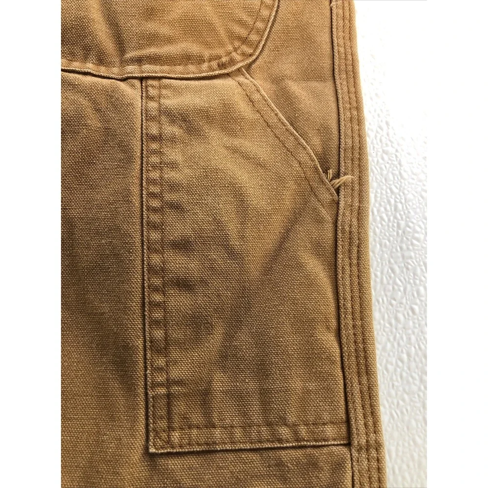 Dickies Carpenter Pants Mens‎ 42x30 Brown Excellent Duck Canvas Utility Workwear